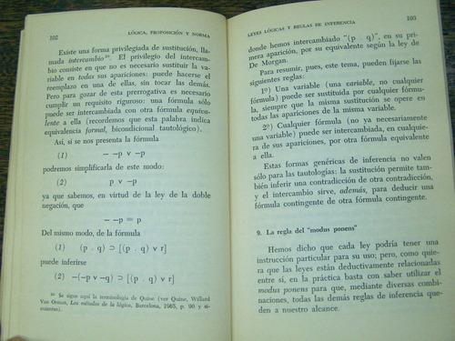 Imagen 3 de 3 de Logica Proposicion Y Norma * Echave Urquijo Guibourg *