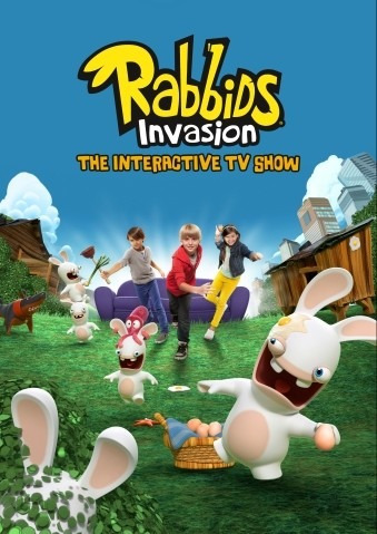 Rabbids Invasion - Serie De Tv  - Lámina 45x30 Cm.