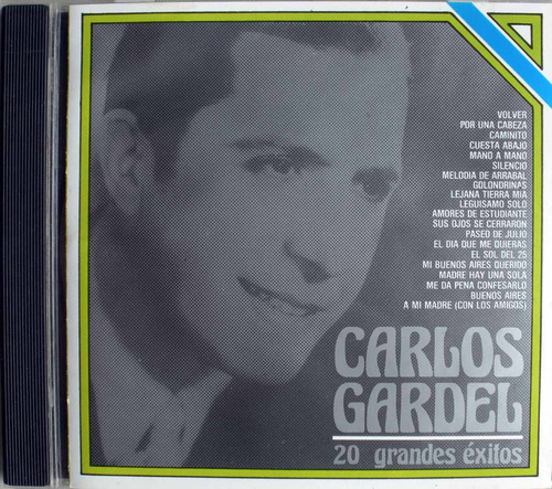 Carlos Gardel - 20 Grandes Exitos - Cd Nacional