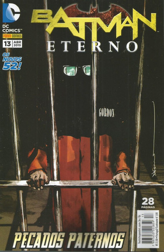 Batman Eterno 13 - Panini - Bonellihq Cx454 H18