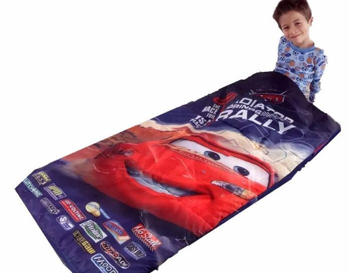 Bolsa De Dormir Infantil Cars - 75 X 135 Cm.- Children's