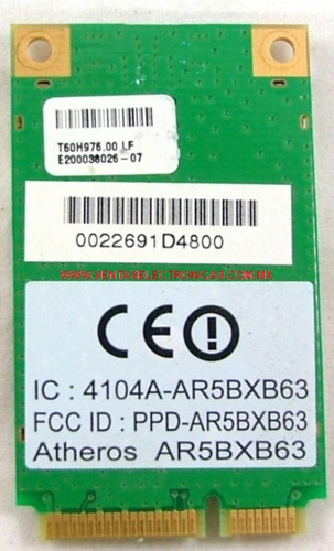 Tarjeta Red Wifi Laptop Compaq Presario V6000 Series (Usado)