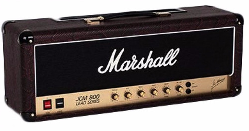 Amplificador Para Guitarra Marshall Jcm 800 Burgundy Snake