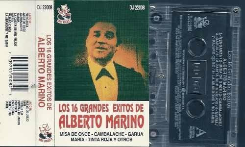 Los 16 Grandes Exitos De Alberto Marino Cassette 