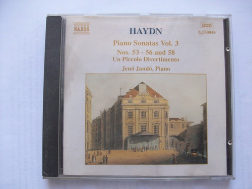 Cd Original Haydn - Piano Sonatas Vol.3 Nºs. 53-56 And 58