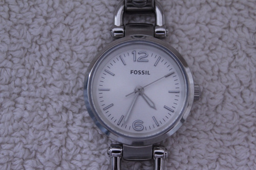 Relógio Fossil Prata Feminino Original Importado Usado