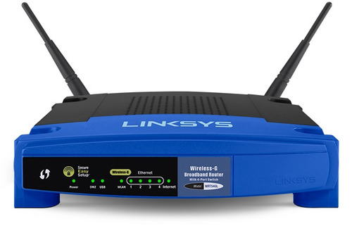 Router Linksys 2.4 Ghz - 54 Mbps Con 2 Antenas