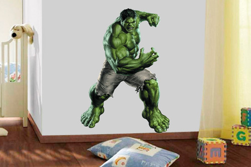 Adesivo De Parede Super Herói Marvel Hulk Os Vingadores