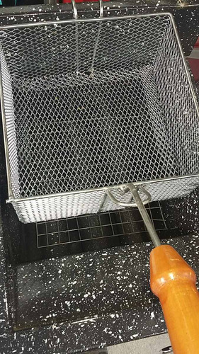 Imagen 3 de 5 de Freidora A Gas Tecnocalor 18 Lts Acero Inox Bacha Enlozada