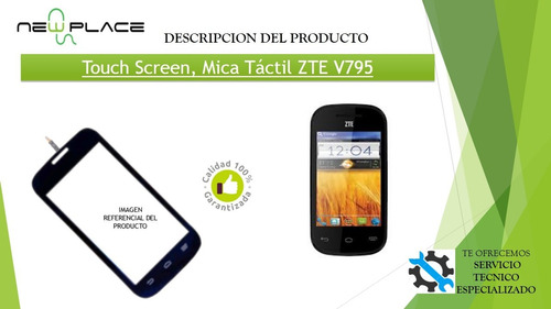 Touch Screen Tactil De Pantalla Zte V795