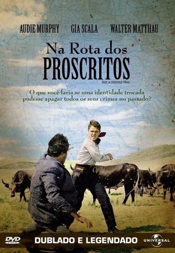 Na Rota Dos Proscritos - Dvd - Audie Murphy - Leo Gordon