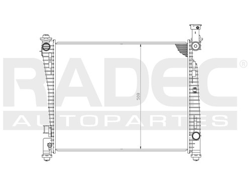 Radiador  Durango/grand Cherokee 11-13 V6/v8 3.6/5.7/6.4 Lts