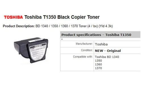 Toshiba/t-1350/impresora/nuevo/