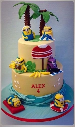 Torta Minions Mi Villano Favorito -- Pedidos Express!