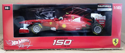 Tk0c Car Hot Wheels 1:18 F1 2011 Ferrari 150 Felipe Massa