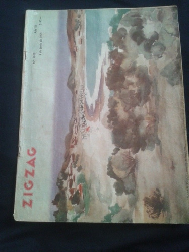 Revista Zig Zag N° 2619 4 De Junio De 1955 Serena Antaño