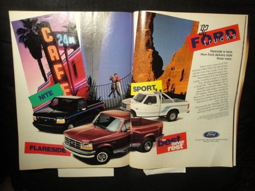 Publicidad Ford F-150 Año 1992