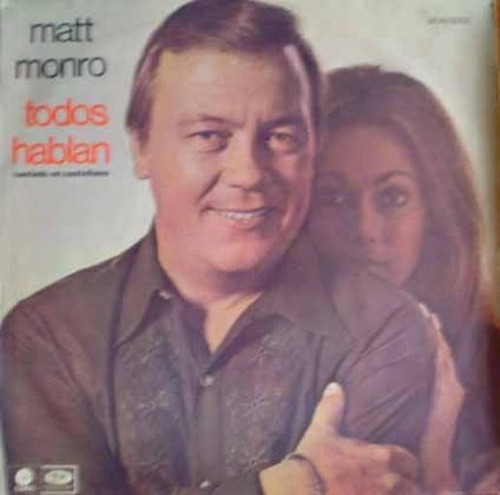 Matt Monro Todos Hablan Vinilo Raro Argentino Lp Pvl