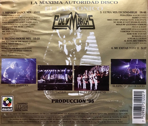 Cd Polymarchs Production95 Con Portadas Mojadas Y Arrugadas | MercadoLibre