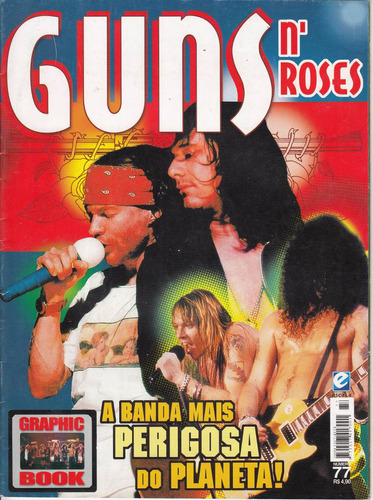 Hard Rock Guns N Roses Revista Brasil 2005 Fotos Color