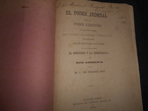 Expropiación Terrenos Ensenada Defensa Judicial 1872