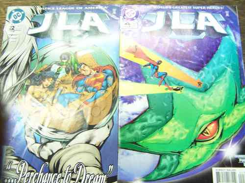 Jla * ...perchance To Dream * 2 Revistas * Dc * En Ingles !!