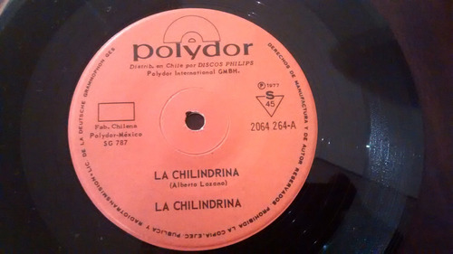 Vinilo Single De La Chilindrina - La Chilindrina  ( K2