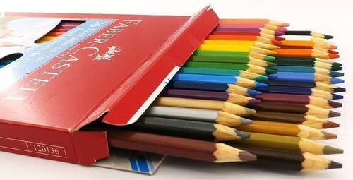 Lápices De Colores Faber Castell Ecolápiz Largos X 36