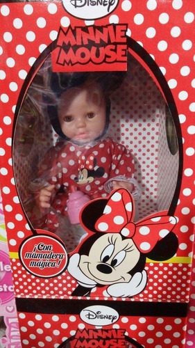 Baby Minnie Con Mamadera Magica