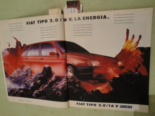 Publicidad Fiat Tipo 2.0 16v Año 1991