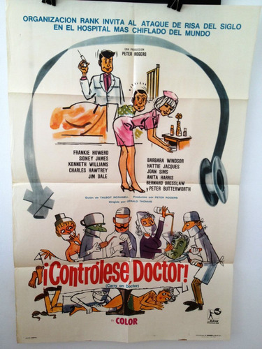 Afiche De Cine Original - Controlese Doctor