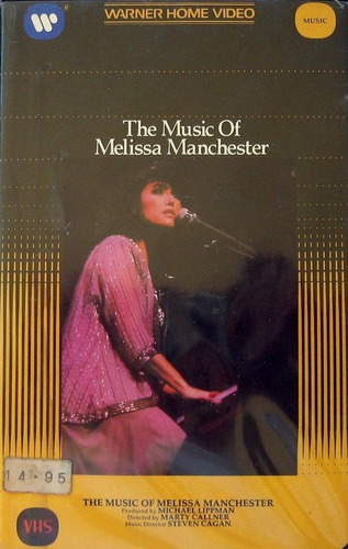 The Music Of Melissa Manchester Barry Manilow Raro Vhs Pvl