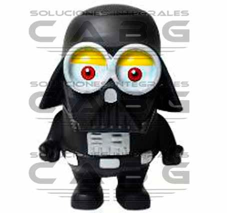 Altavoz Parlante Bluetooth Muñeco Minions Star Wars