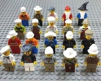 Lego Figuras / Set De 20 Figuras Diferentes 