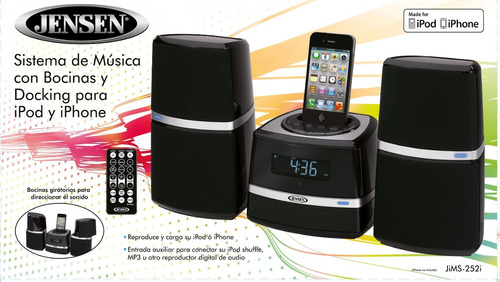 Mini Componente Hifi Radio/reloj Con Despertador Y Docking