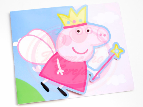 Convites Peppa Pig Aniversário Personalizados 15 Peças