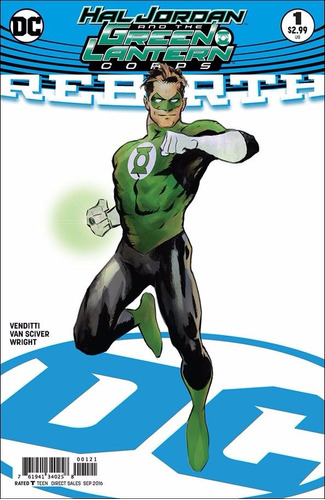 Hal Jordan Rebirth N° 01 - Dc Comics 1 - Bonellihq Cx421