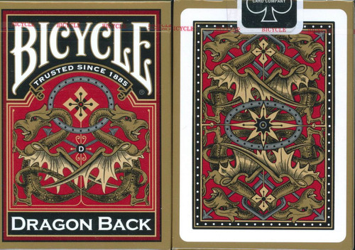 Baralho Bicycle Dragon Back Gold - Pôquer Poker