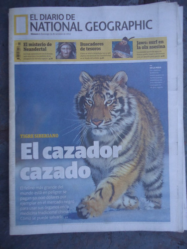 Diario National Geographic Nº 1 Tigre Siberiano