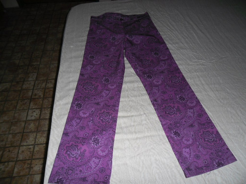 Pantalon Sicodelico De Dama Talla  S