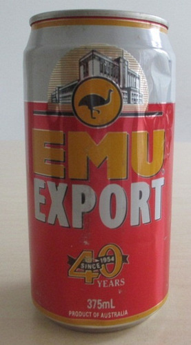 B0850 Emu Export Australiana Lata Cerveja 1994 Alumínio Aber