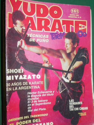 Revista Yudo Karate Artes Marciales Tecnicas Nro. 161