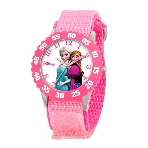 Reloj De Acero Anna Snow Queen Elsa Inoxidable De Disney Kid