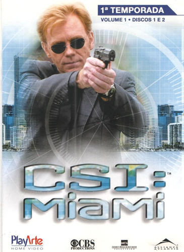 Dvd Csi Miami 1temp -vol1-3disco/sem Case/orig /usado