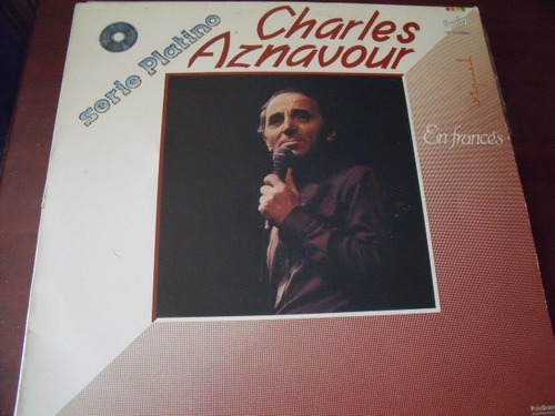 Lp Charles Aznavour, En Frances Serie Platino