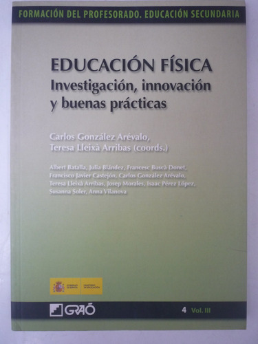 Educación Física. Investigación, Innovación Y Buenas Práctic