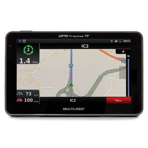 Gps Multilaser Tracker 3 Tela 5 Touch Com Fm E Tv Digital 