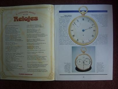 Revista Catalogo El Fascinante Mundo De Los Relojes #2