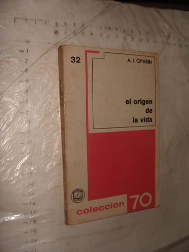 Libro El Origen De La Vida , Oparin , Año 1968 , 154 Paginas