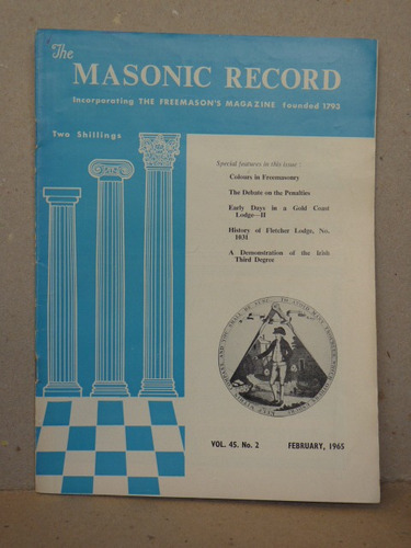 The Masonic Record. 1965/1966